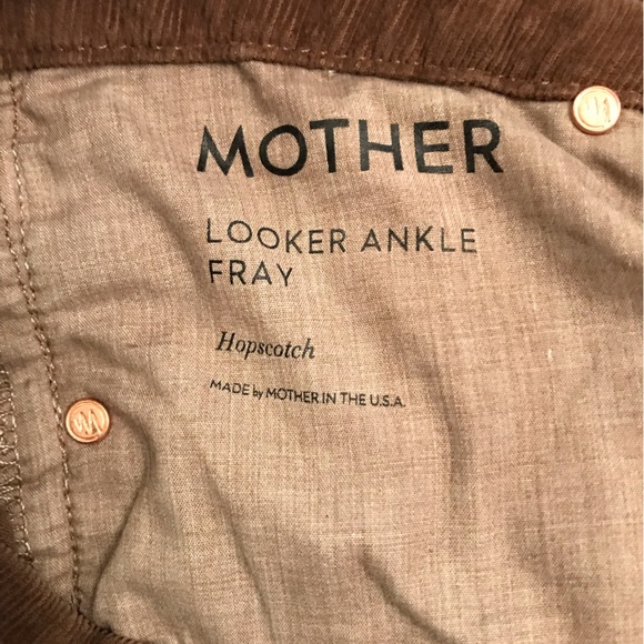 MOTHER The Looker Ankle Fray Corduroy - Picture 10 of 10
